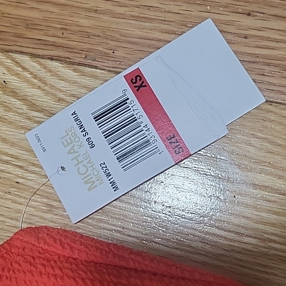 P1. NWT MICHAEL KORS Textured Bralette Bikini Top Size XS - Picture 5 of 9